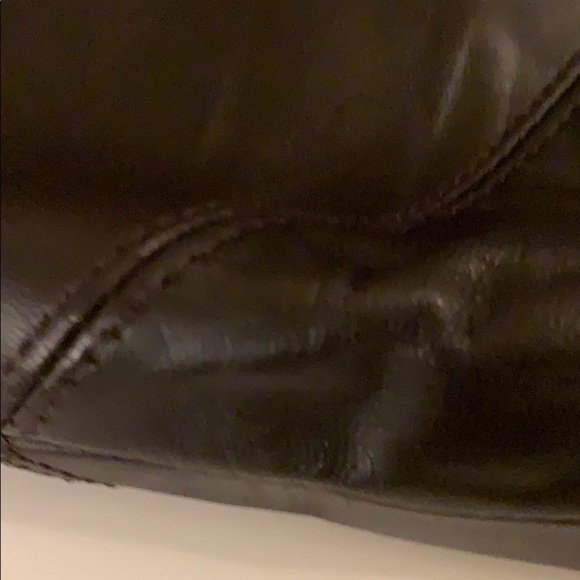 St. Gillian Brown Soft Leather Pencil Skirt Sz. 4 - Picture 6 of 6